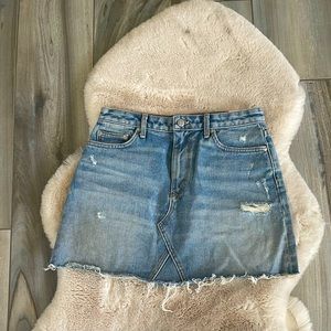 Lovers+Friends Denim skirt size 29 100% cotton made in the USA